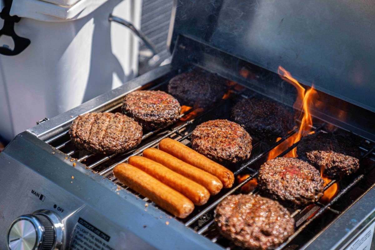 13742 | Stainless Tabletop Propane Gas Grill