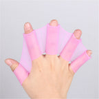 Half-finger Short Auxiliary Suit Fins, Hand Webs, Adult Half-palm Assisted Swimming