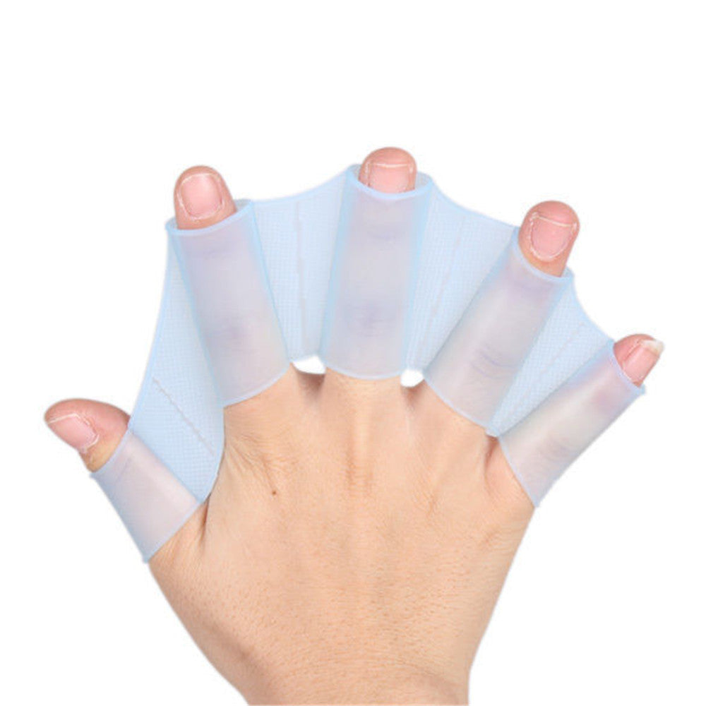 Half-finger Short Auxiliary Suit Fins, Hand Webs, Adult Half-palm Assisted Swimming