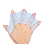 Half-finger Short Auxiliary Suit Fins, Hand Webs, Adult Half-palm Assisted Swimming