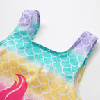 Fashion cute mermaid girls one-piece swimsuit suit