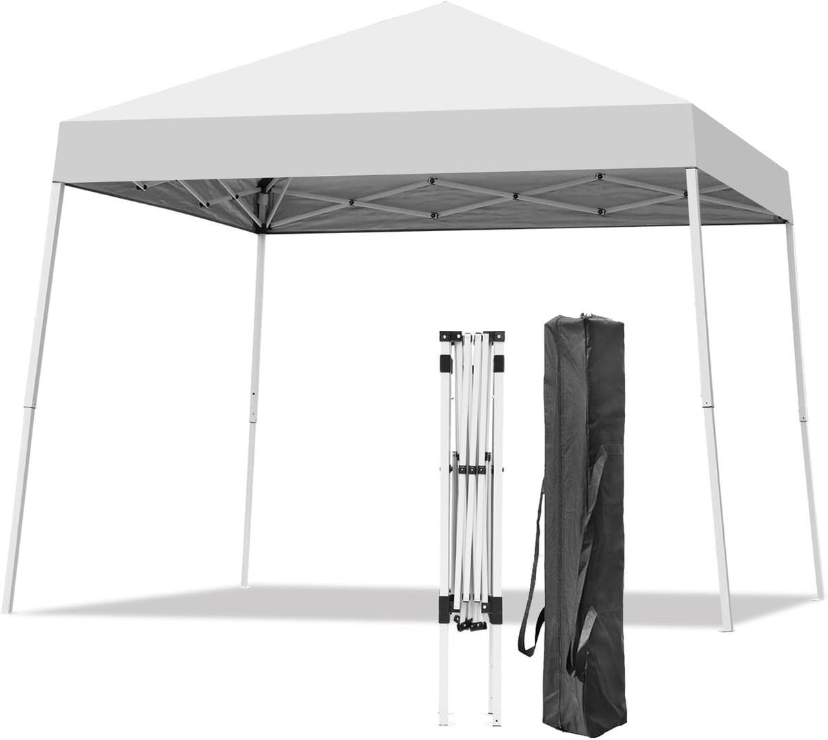 Ainfox Pop Up Canopy Outdoor Instant Tent Slant Legs Portable Gazebo Shelter for Patio Deck Garden and Beach