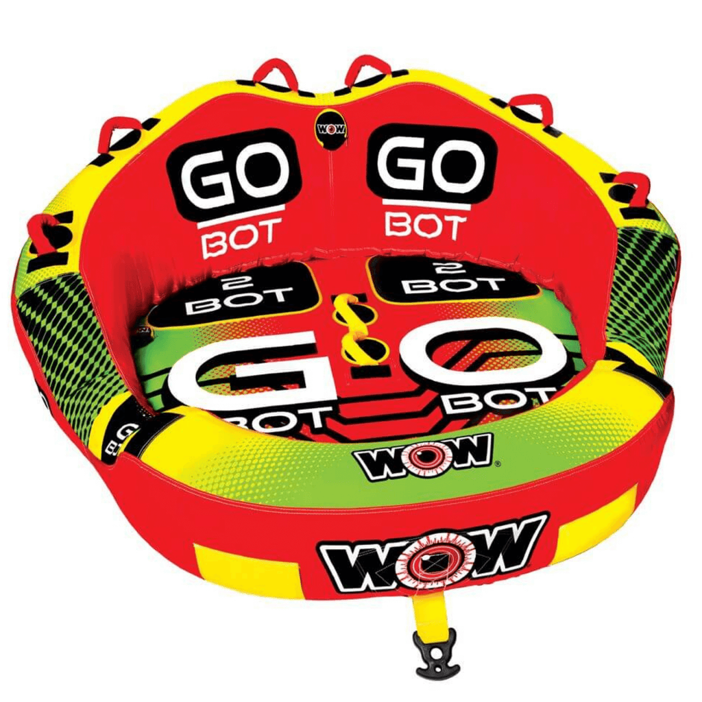 WOW Watersports Go Bot Towable Water Tube for 1 to 2 Riders