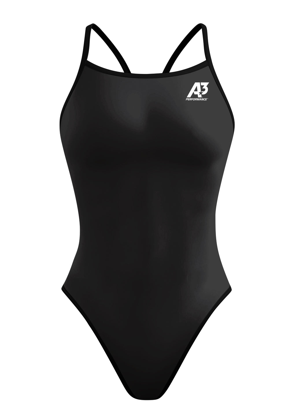 A3 Performance Solid Female Xback Swimsuit