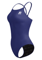 A3 Performance Solid Female Xback Swimsuit