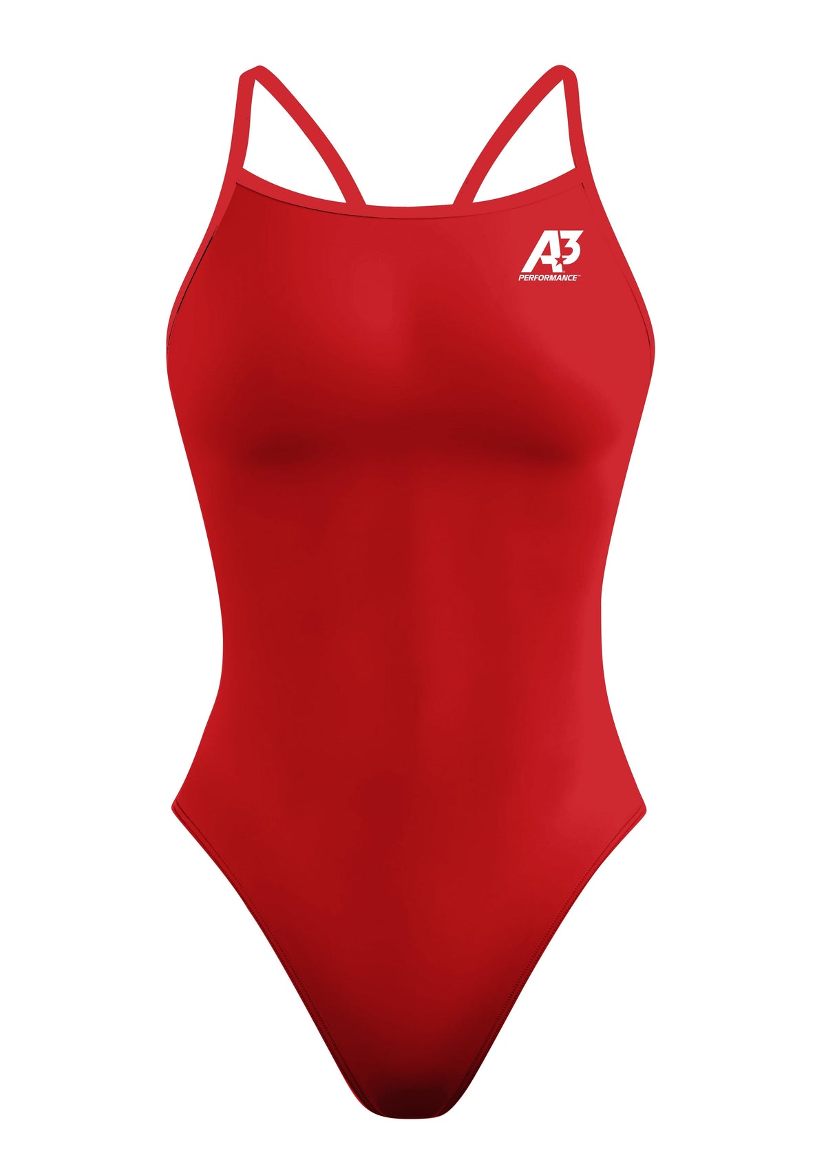 A3 Performance Solid Female Xback Swimsuit