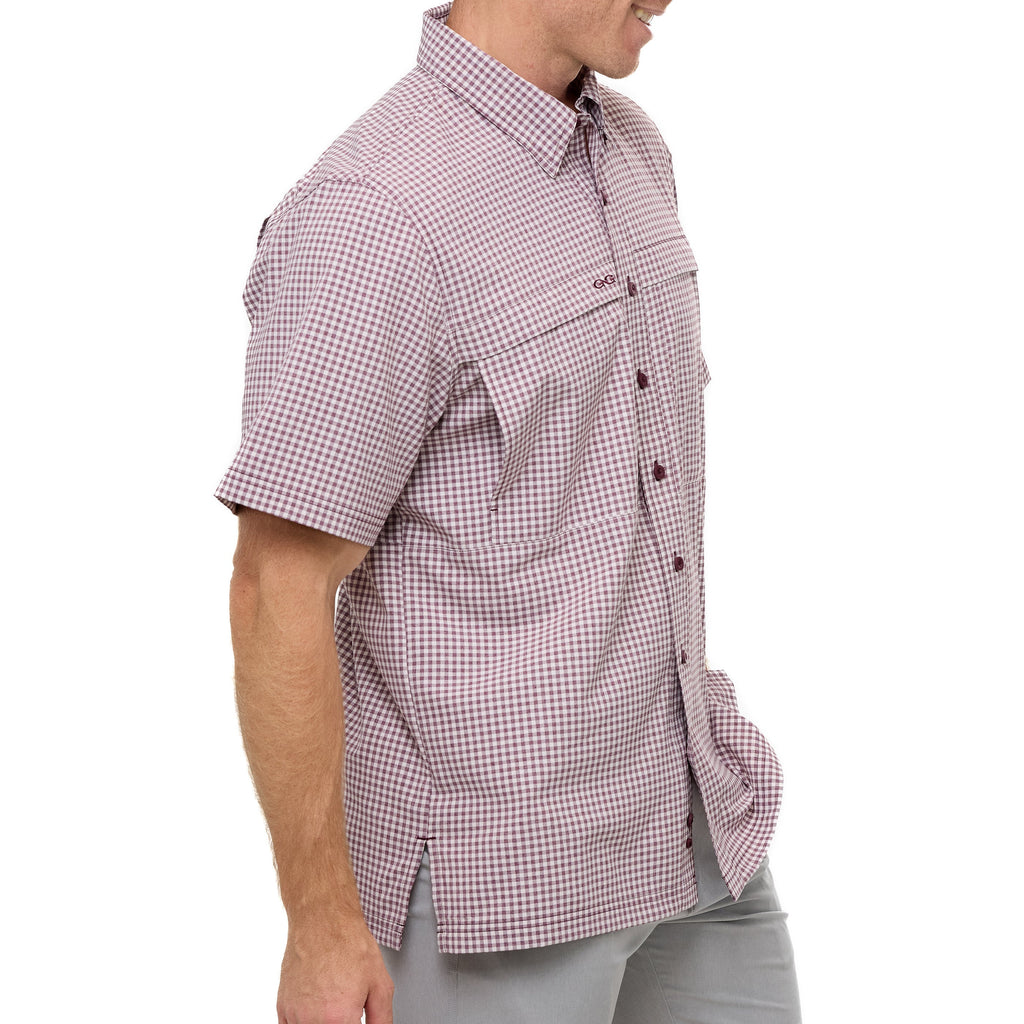 Maroon TekCheck Shirt