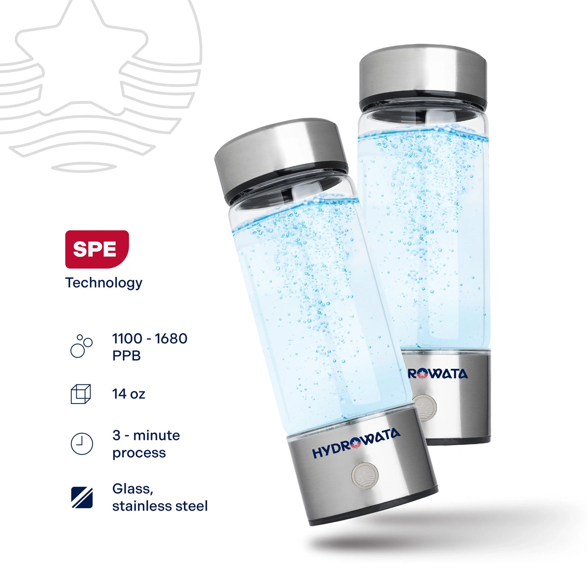 HydroWata™ Hydrogen Water Bottle
