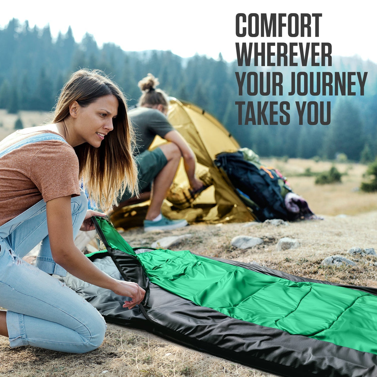 XXL Sleeping Bag for Big and Tall Campers