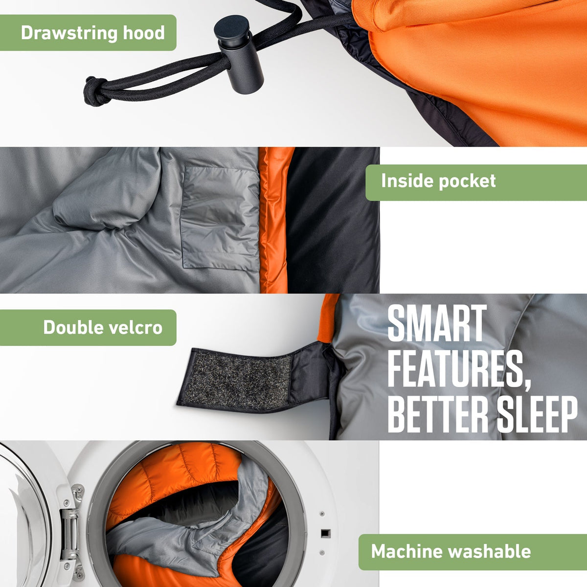 XXL Sleeping Bag for Big and Tall Campers