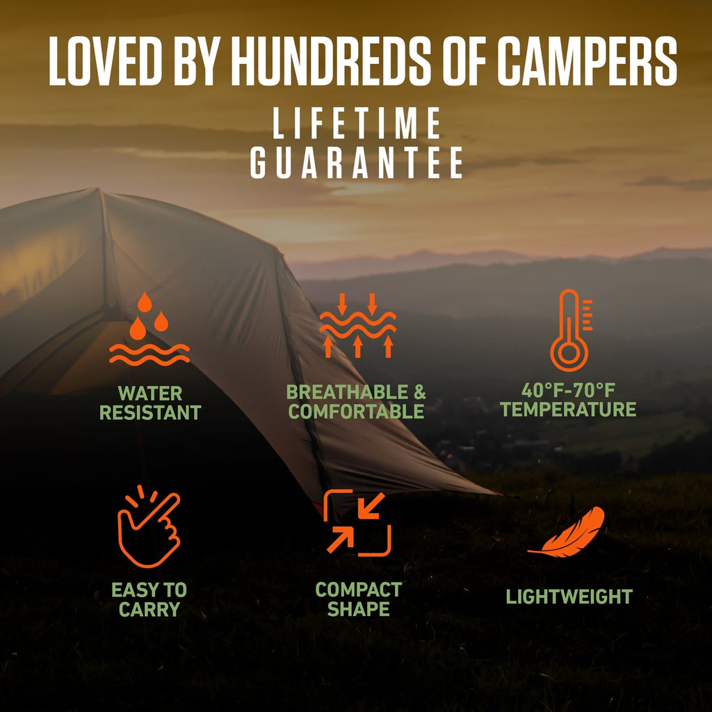 XXL Sleeping Bag for Big and Tall Campers