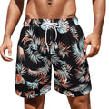 Men's Palm Tree Pattern Beach Shorts Boys Summer Cool Hawaii 3D Printed Casual Swim Trunks Quick Dry Surfboard Shorts
