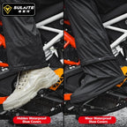 SULAITE Motorcycle Rain Suit Men Women Rain Gear Waterproof Protective Rain Coat with Pants 2 Pieces Breathable Outdoor