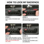 All-in-One Backpack with Anti-Theft lock Fits Laptops up to 17.3"
