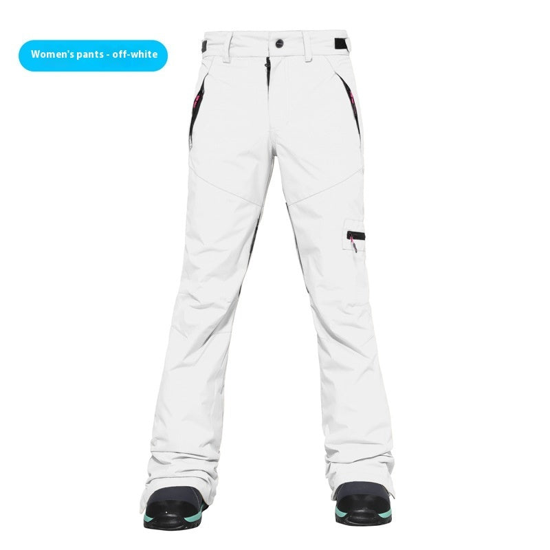 Ski Pants Snow Waterproof Wind Thermal Slim Fit Ski Suit