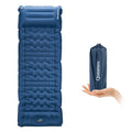 Ultra-Light Inflatable Sleeping Pad with Built-in Pillow for Outdoor Camping