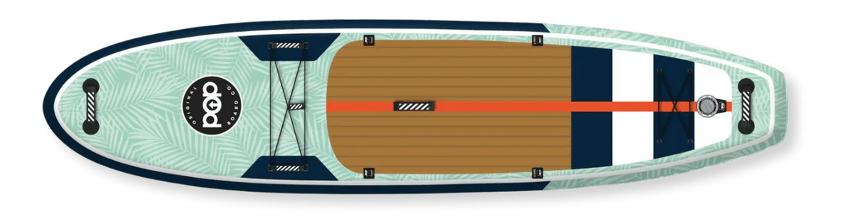 11'0 Yacht Hopper Mint/Teak/Blue